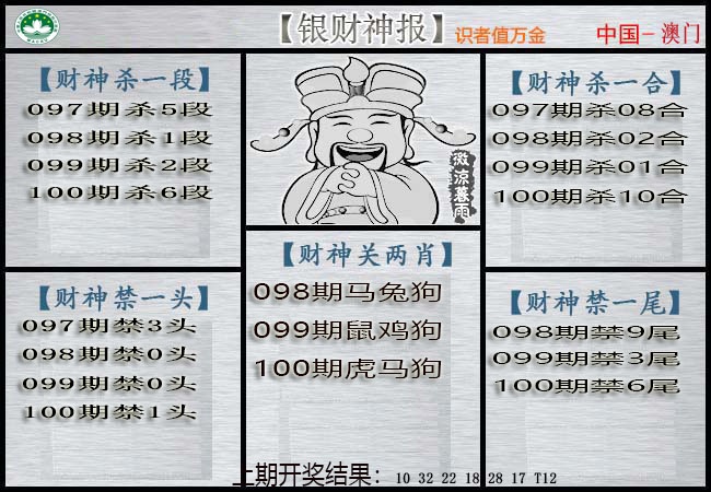 100期银财神[图]