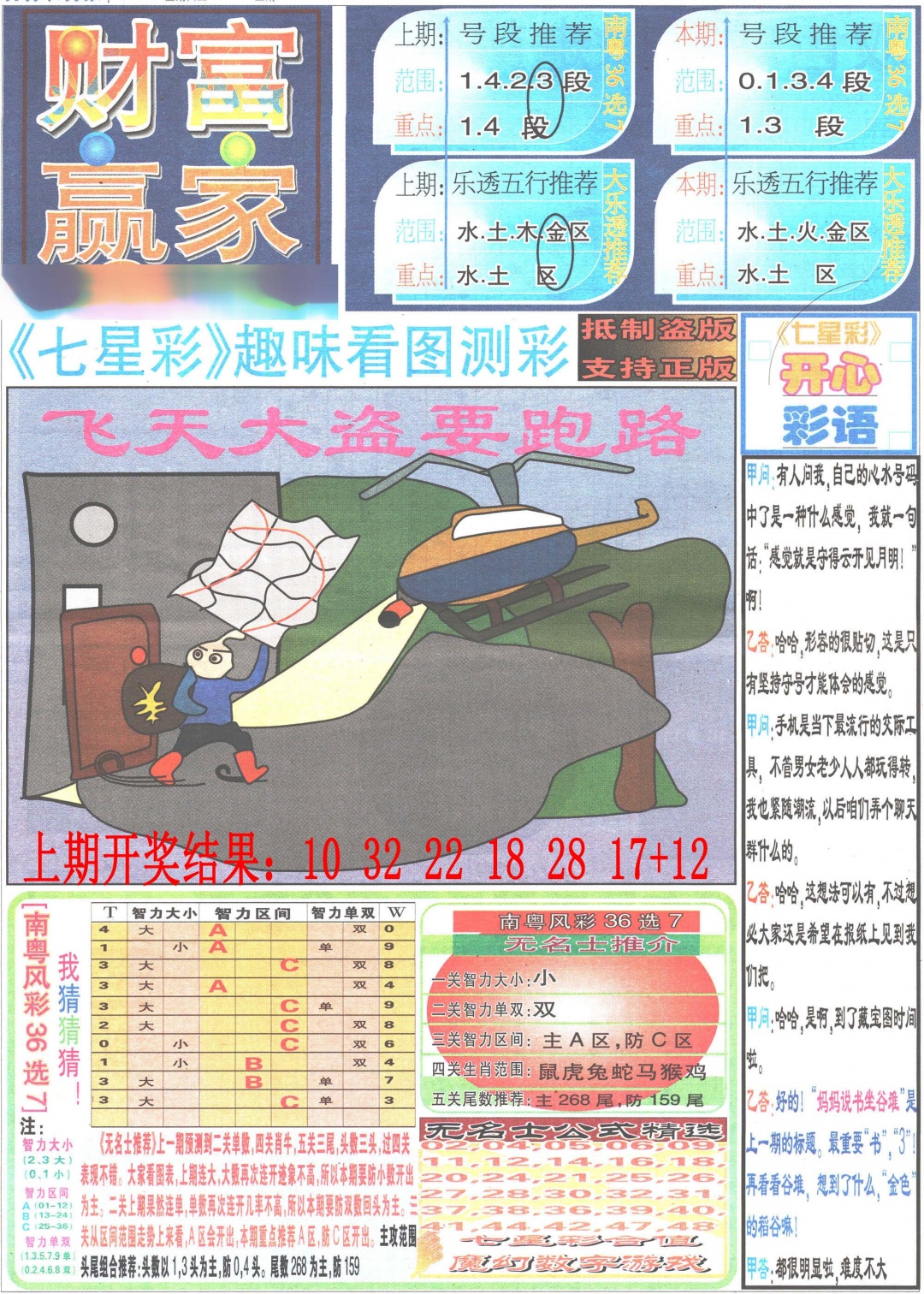 100期七星彩图(高清)[图]